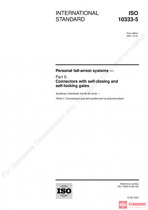 ISO 10333 WG-5:2001 PDF