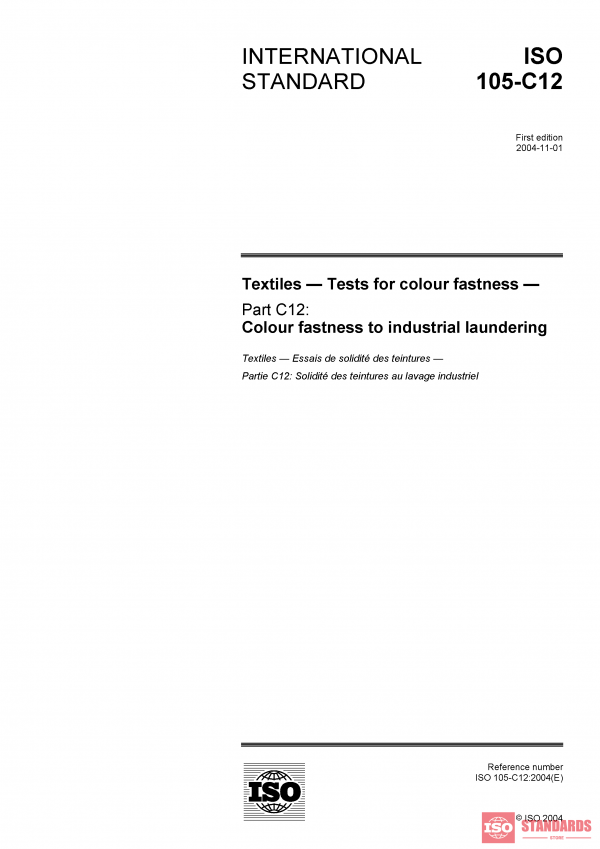 ISO 105-C12:2004 PDF