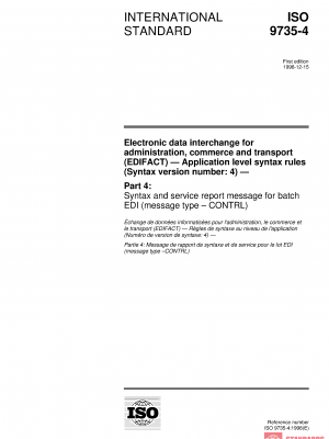 ISO 9735-4:1998 PDF