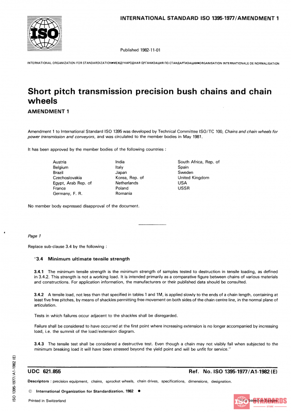 ISO 1395:1977/Amd 1:1982 PDF