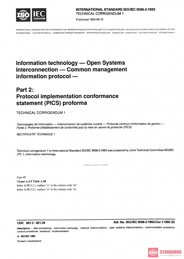 ISO/IEC 9596-2:1993/Cor 1:1993 PDF