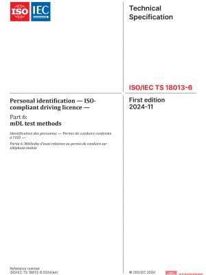 ISO/IEC TS 18013-6:2024 PDF