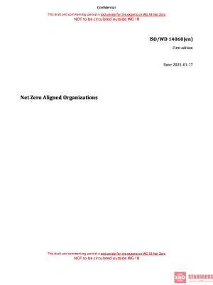 ISO/WD 14060 WG:2025 PDF