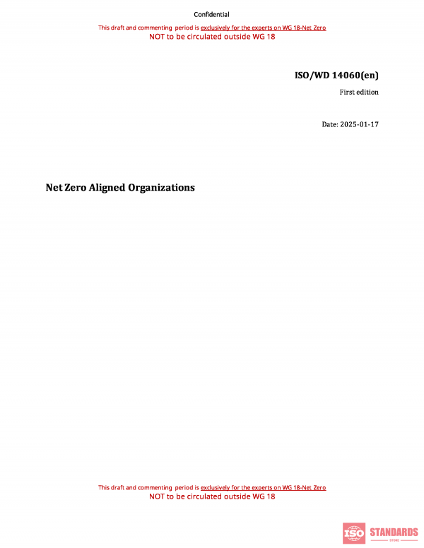 ISO/WD 14060 WG:2025 PDF
