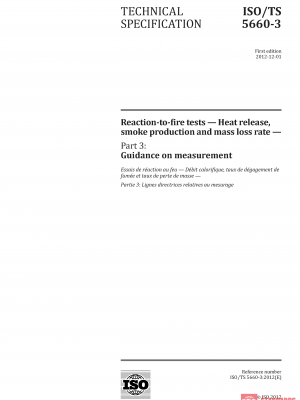 ISO/TS 5660-3:2012 PDF