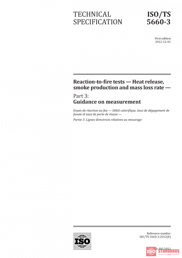 ISO/TS 5660-3:2012 PDF