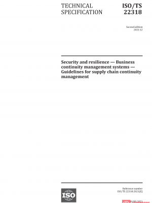 ISO/TS 22318:2021 PDF