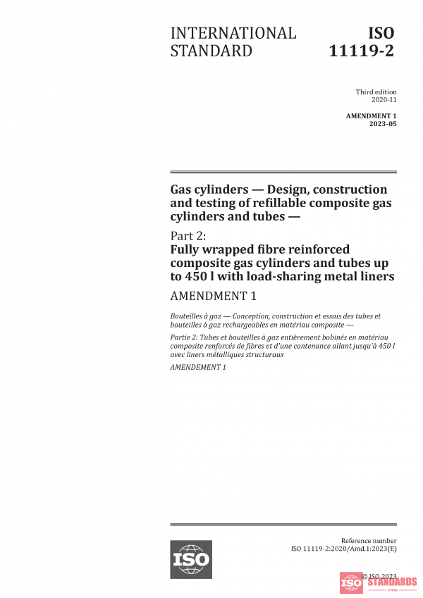 ISO 11119-2:2020/Amd 1:2023 PDF