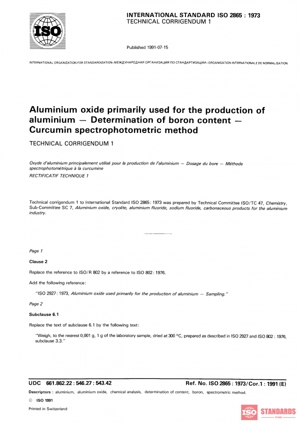 ISO 2865:1973/Cor 1:1991 PDF