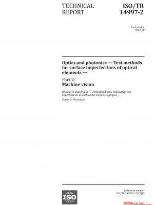 ISO/TR 14997-2:2022 PDF