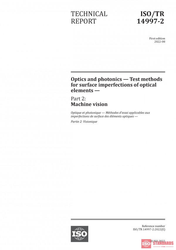 ISO/TR 14997-2:2022 PDF
