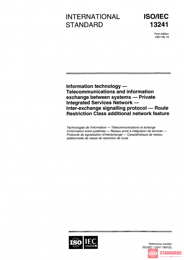 ISO/IEC 13241:1997 PDF