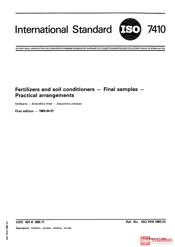 ISO 7410:1983 PDF