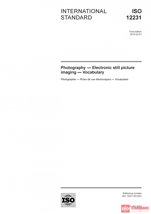 ISO 12231:2012 PDF