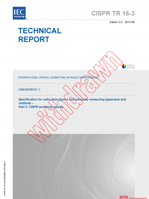 CISPR TR 16-3:2010/AMD2:2015 PDF