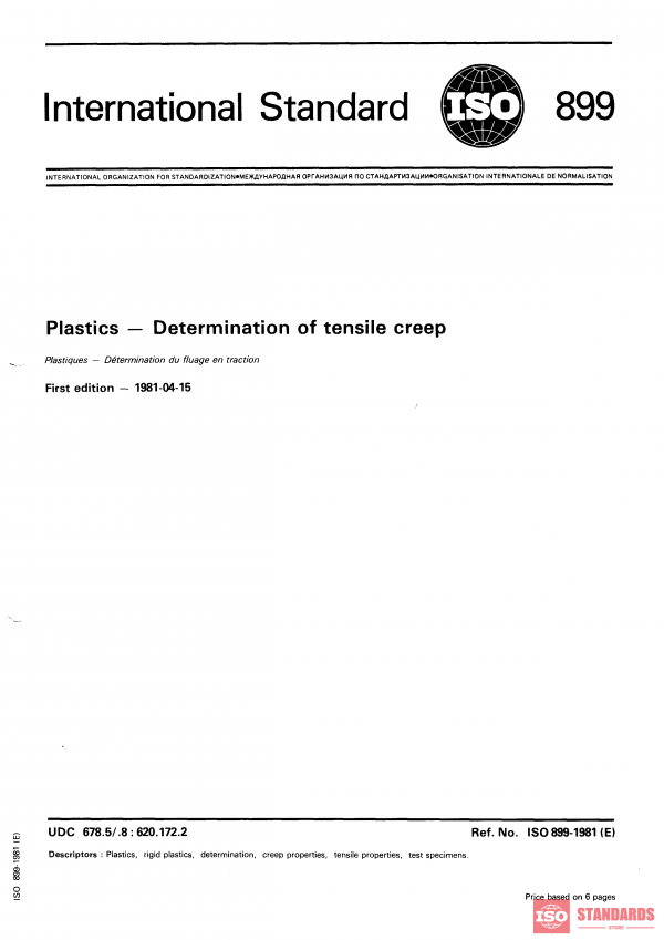ISO 899:1981 PDF