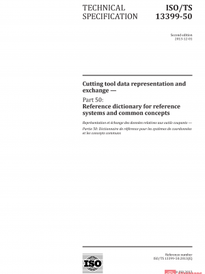 ISO/TS 13399-50:2013 PDF