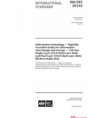 ISO/IEC 30192:2016 PDF