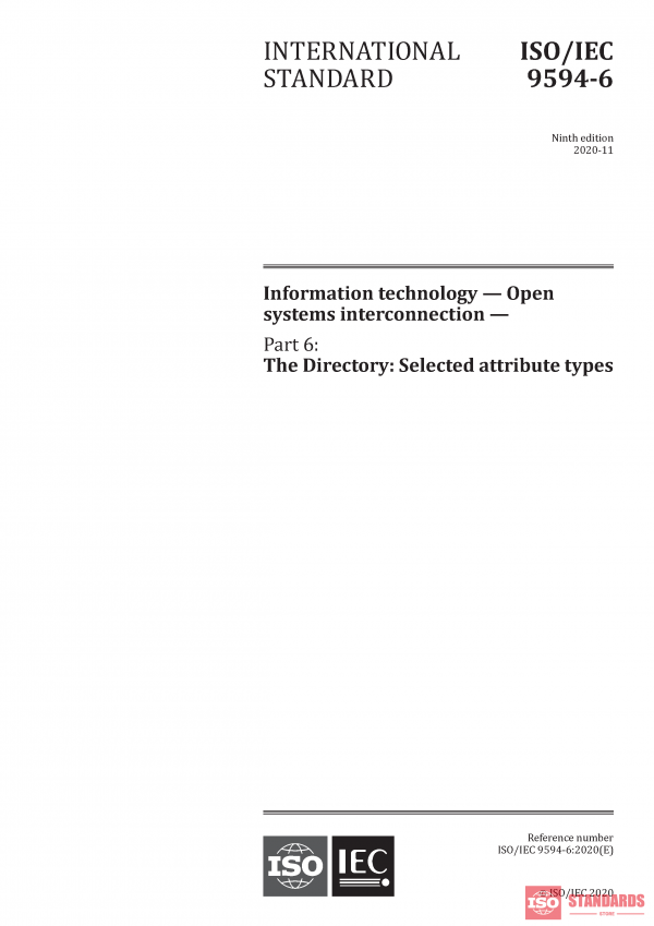 ISO/IEC 9594-6:2020 PDF