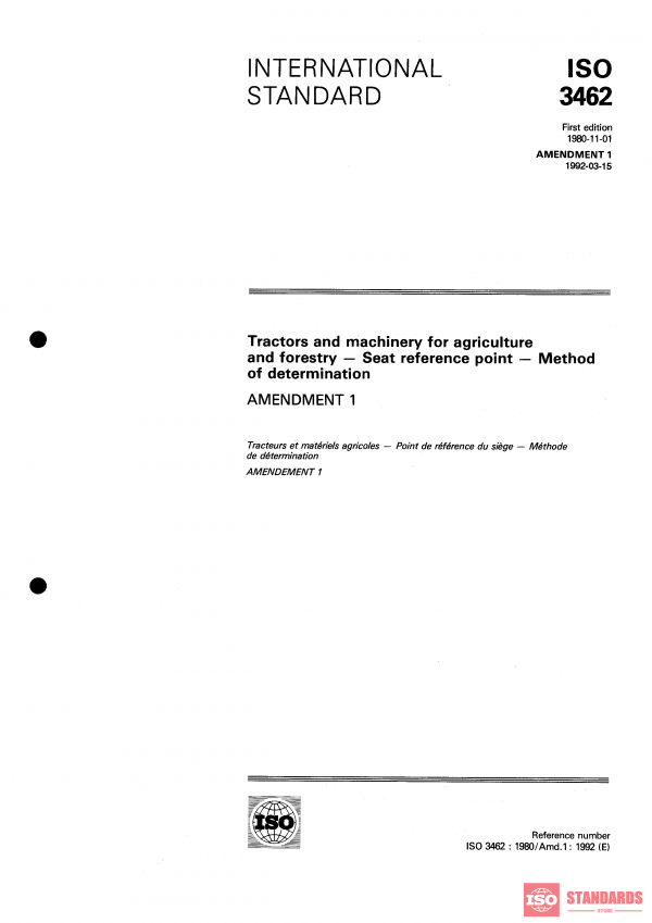 ISO 3462:1980/Amd 1:1992 PDF