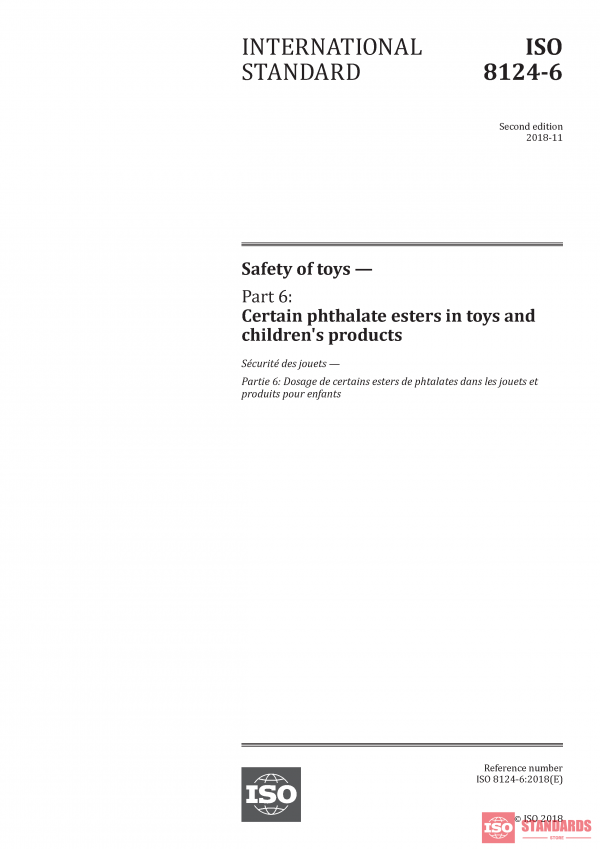 ISO 8124-6:2018 PDF
