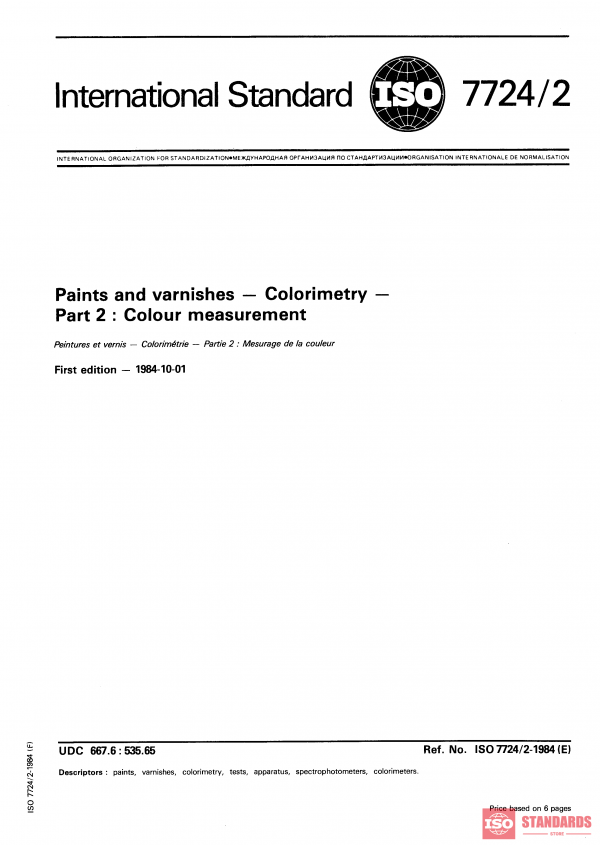 ISO 7724-2:1984 PDF