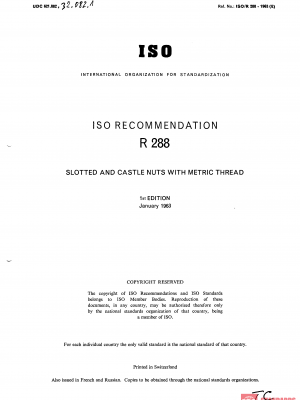 ISO/R 288-1:1963 PDF