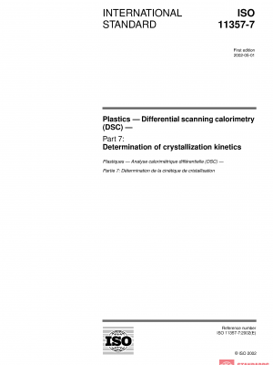 ISO 11357-7:2002 PDF