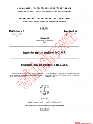 CISPR 10:1981/AMD1:1983 PDF