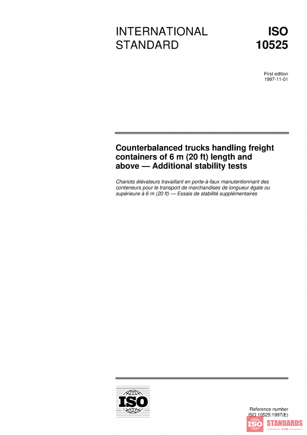 ISO 10525:1997 PDF