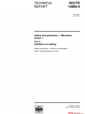 ISO/TR 14880-5:2010 PDF