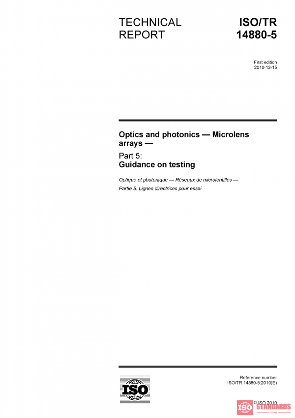 ISO/TR 14880-5:2010 PDF