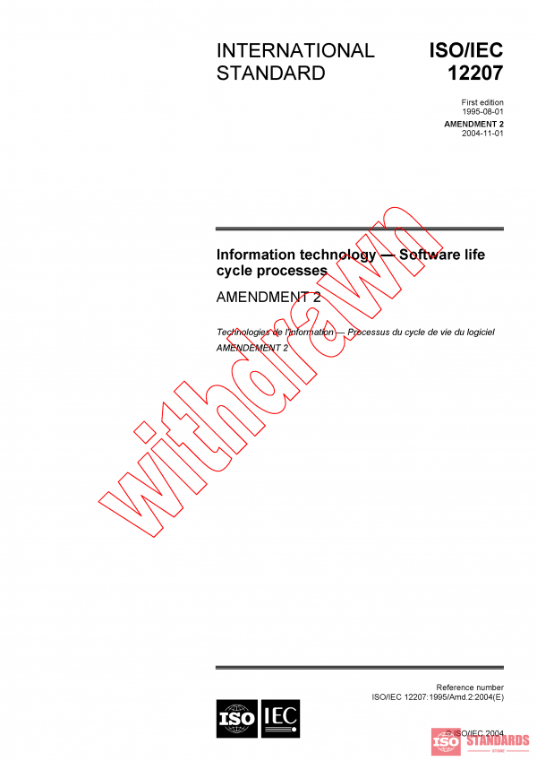 ISO/IEC 12207:1995/AMD2:2004 PDF
