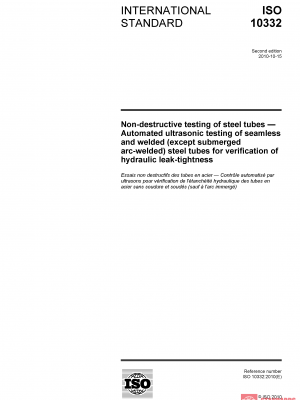 ISO 10332:2010 PDF