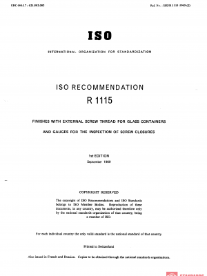 ISO/R 1115:1969 PDF
