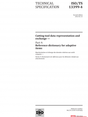 ISO/TS 13399-4:2014 PDF