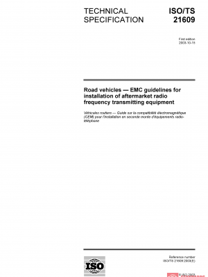 ISO/TS 21609:2003 PDF