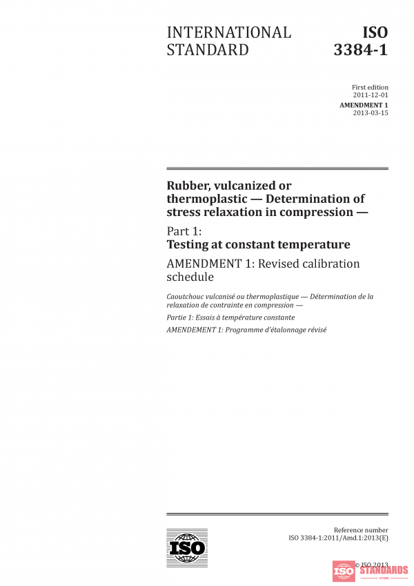 ISO 3384-1:2011/Amd 1:2013 PDF