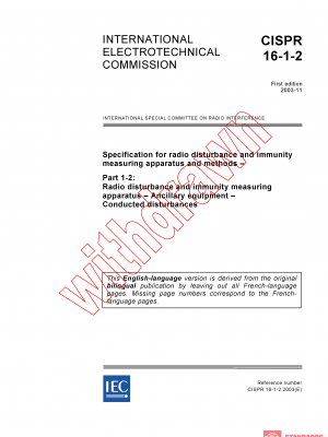 CISPR 16-1-2:2003 PDF