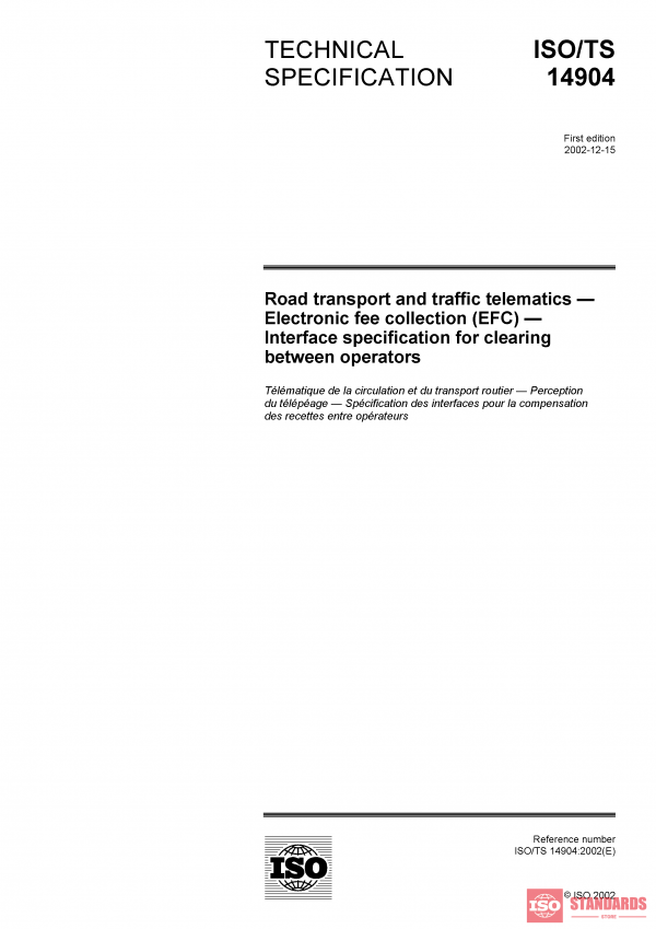 ISO/TS 14904:2002 PDF