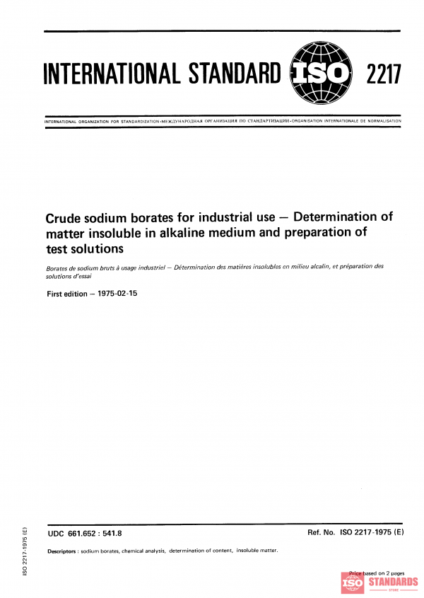 ISO 2217:1975 PDF