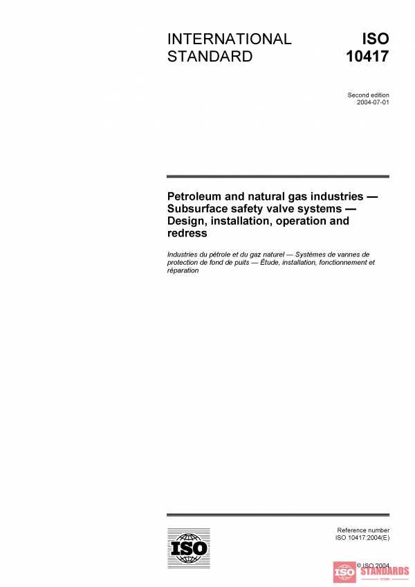 ISO 10417:2004 PDF