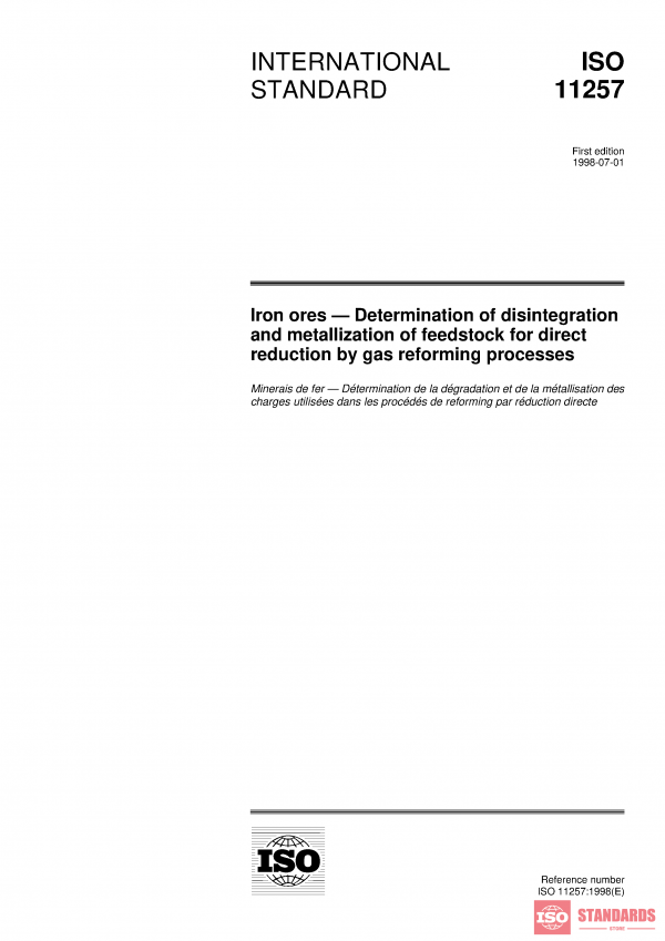 ISO 11257:1998 PDF