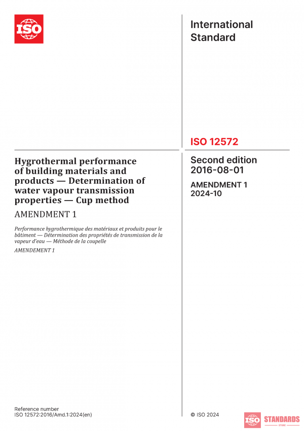 ISO 12572:2016/Amd 1:2024 PDF