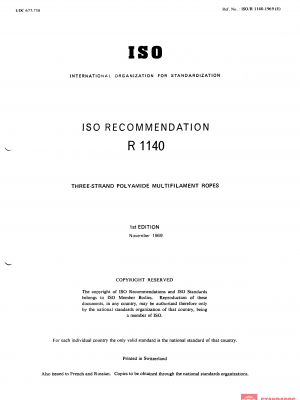 ISO/R 1140:1969 PDF