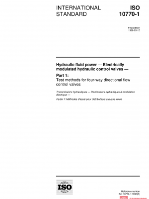 ISO 10770-1:1998 PDF