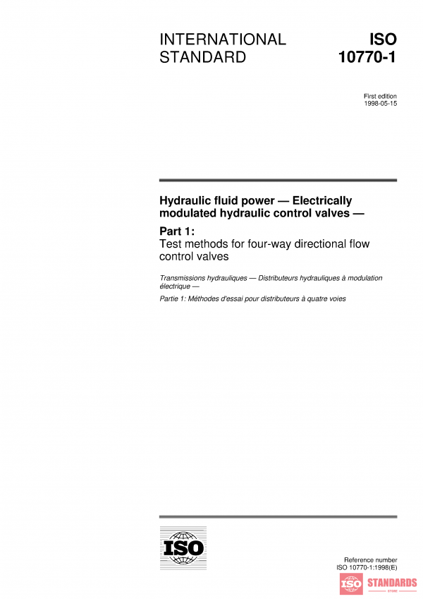 ISO 10770-1:1998 PDF