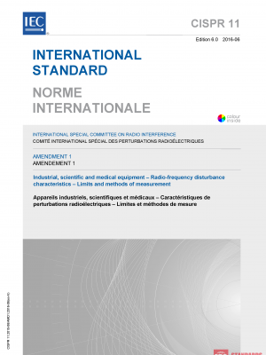 CISPR 11:2015/AMD1:2016 PDF
