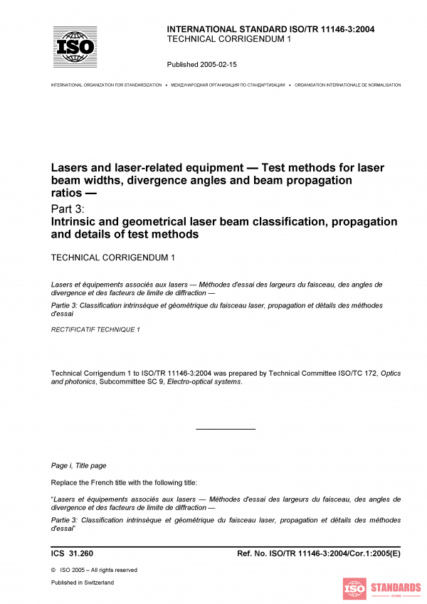 ISO/TR 11146-3:2004/Cor 1:2005 PDF