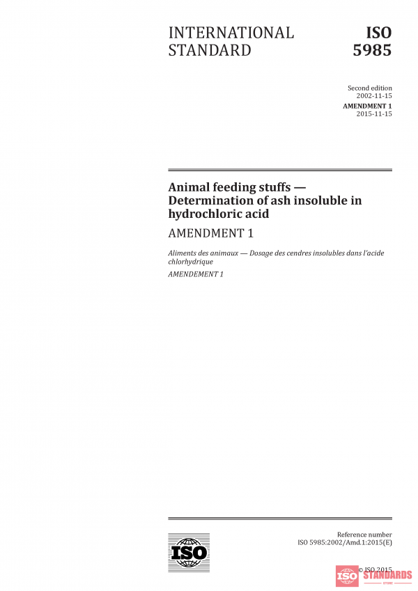 ISO 5985:2002/Amd 1:2015 PDF